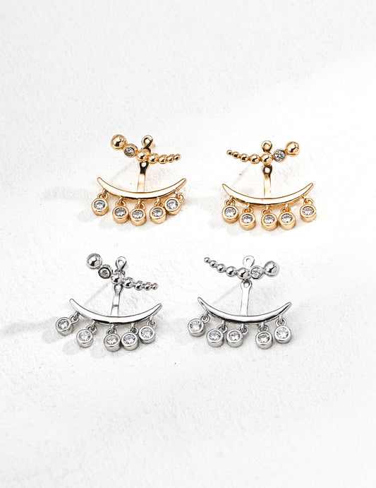Vintage Boat Earrings - Diamond Dream Design | Unique Jewelry