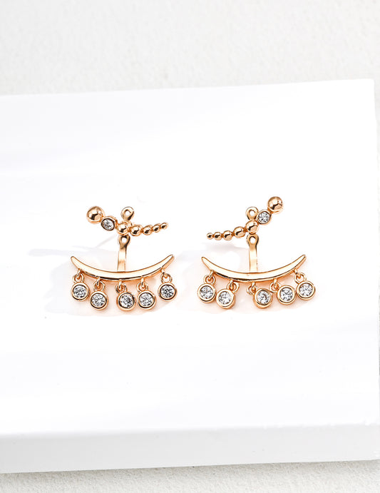 Vintage Boat Earrings - Diamond Dream Design | Unique Jewelry